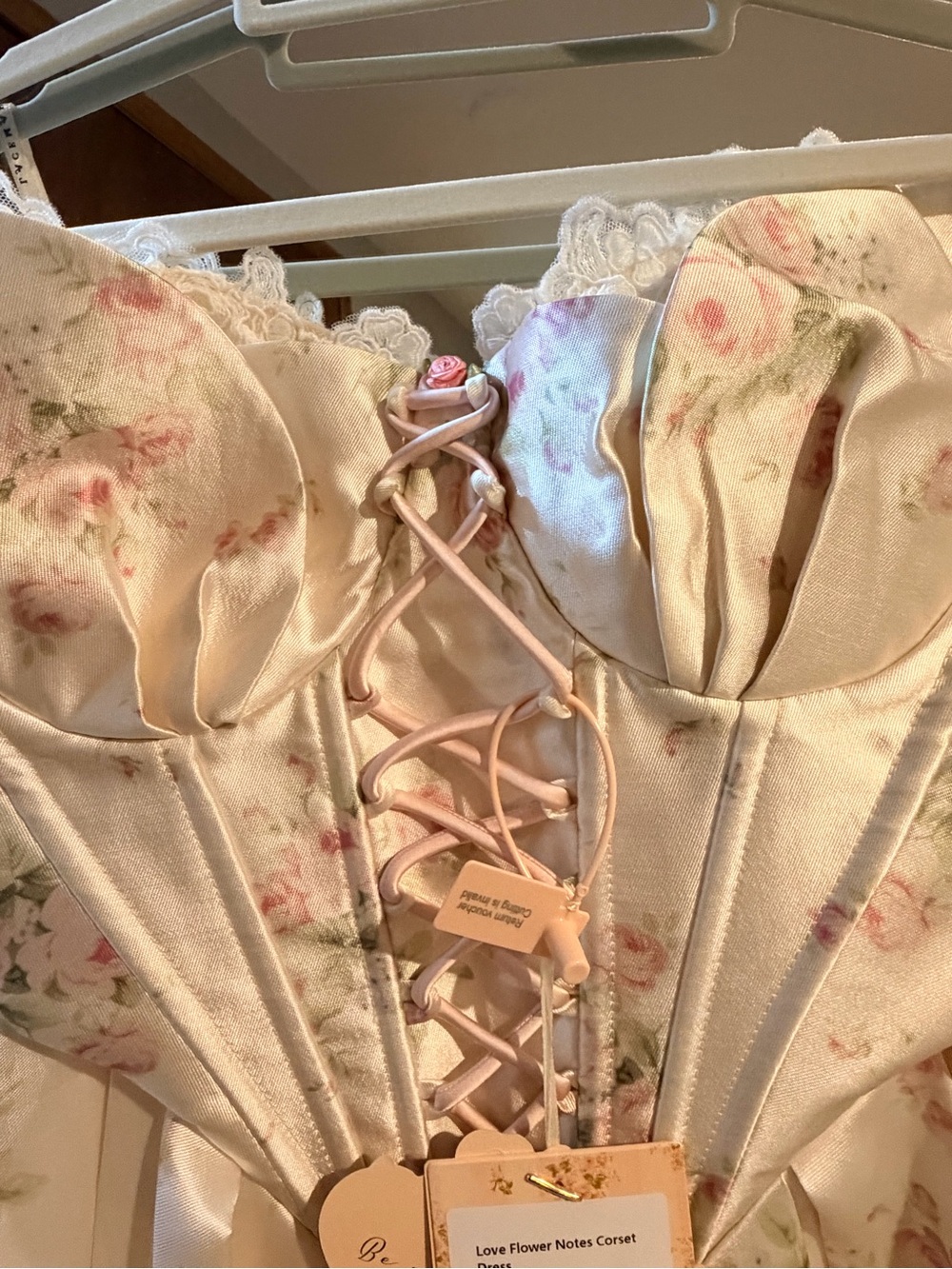 LaceMade Love Flowers Corset Dress - Picture 5 of 8